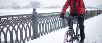 Si può andare in bicicletta in inverno - pro e contro