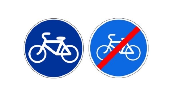 divieto di circolazione per le biciclette